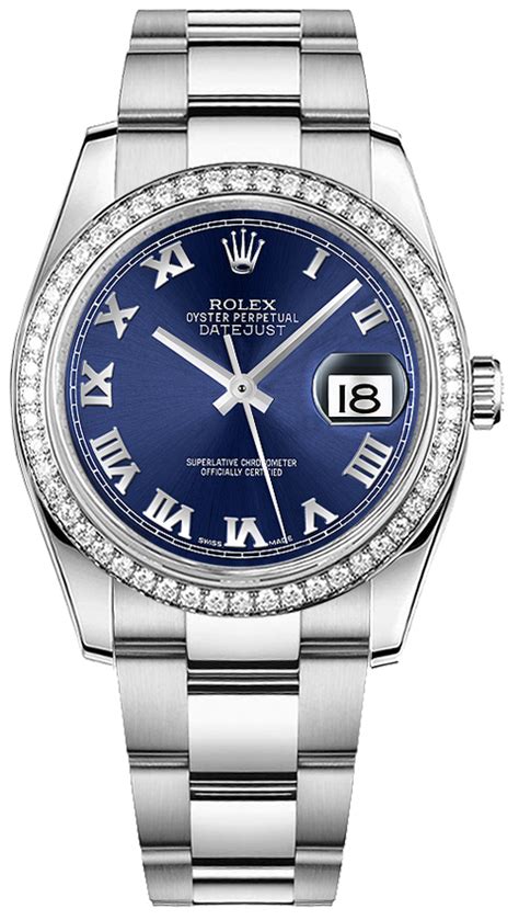 rolex donna quadrante blu|rolex datejust 36.